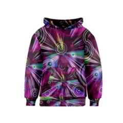 Fractal Circles Abstract Kids  Pullover Hoodie