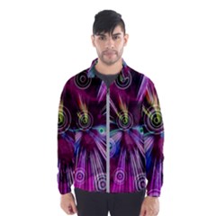 Fractal Circles Abstract Men s Windbreaker by HermanTelo