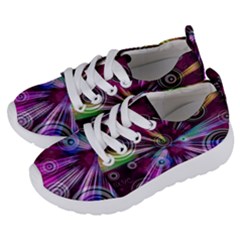 Fractal Circles Abstract Kids  Lightweight Sports Shoes