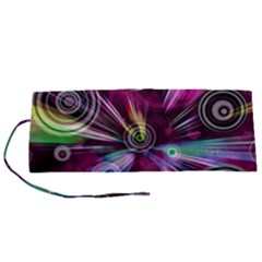 Fractal Circles Abstract Roll Up Canvas Pencil Holder (s) by HermanTelo