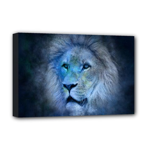 Astrology Zodiac Lion Deluxe Canvas 18  X 12  (stretched) by Mariart