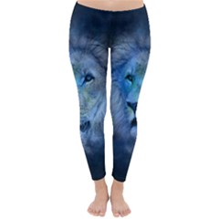 Astrology Zodiac Lion Classic Winter Leggings by Mariart