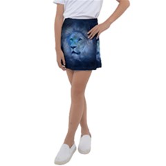 Astrology Zodiac Lion Kids  Tennis Skirt by Mariart