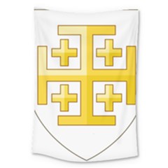 Arms Of The Kingdom Of Jerusalem Large Tapestry by abbeyz71