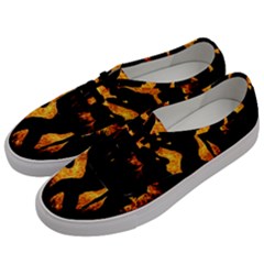 Shadow Heart Love Flame Girl Sexy Pose Men s Classic Low Top Sneakers by HermanTelo