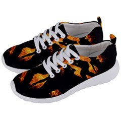 Shadow Heart Love Flame Girl Sexy Pose Men s Lightweight Sports Shoes by HermanTelo