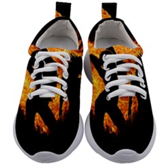 Shadow Heart Love Flame Girl Sexy Pose Kids Athletic Shoes