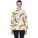 Banana Fruit Yellow Summer Women s High Neck Windbreaker View1