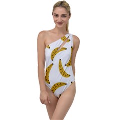 Banana Fruit Yellow Summer To One Side Swimsuit by Mariart