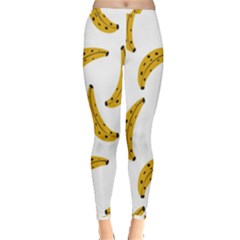 Banana Fruit Yellow Summer Inside Out Leggings by Mariart