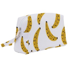 Banana Fruit Yellow Summer Wristlet Pouch Bag (large)