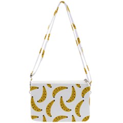 Banana Fruit Yellow Summer Double Gusset Crossbody Bag by Mariart