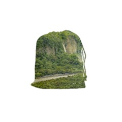 Amazonia Landscape, Banos, Ecuador Drawstring Pouch (small) by dflcprintsclothing