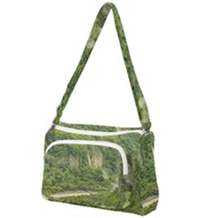 Amazonia Landscape, Banos, Ecuador Front Pocket Crossbody Bag by dflcprintsclothing