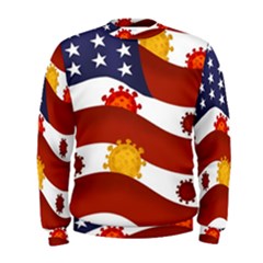 Flage Save Usa Corona Men s Sweatshirt