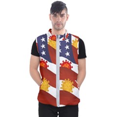 Flage Save Usa Corona Men s Puffer Vest