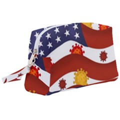 Flage Save Usa Corona Wristlet Pouch Bag (large)