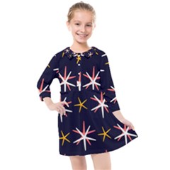 Starfish Kids  Quarter Sleeve Shirt Dress by Mariart