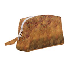 Fall Leaves Gradient Small Wristlet Pouch Bag (medium) by Abe731