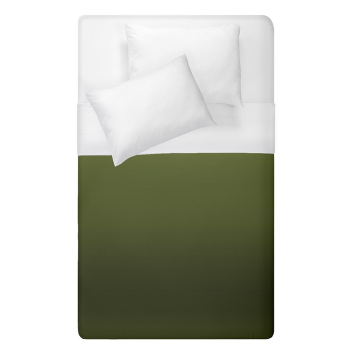 Army Green Gradient Color Duvet Cover (Single Size)