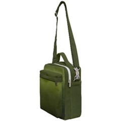 Army Green Gradient Color Crossbody Day Bag by SpinnyChairDesigns