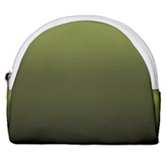 Army Green Gradient Color Horseshoe Style Canvas Pouch by SpinnyChairDesigns