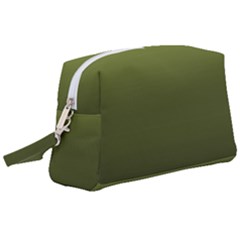 Army Green Gradient Color Wristlet Pouch Bag (large) by SpinnyChairDesigns