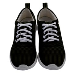 Army Green Black Stripes Athletic Shoes by SpinnyChairDesigns