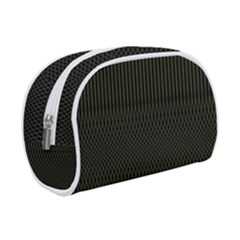 Army Green Black Stripes Makeup Case (small)