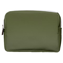 Army Green Color Ombre Make Up Pouch (medium) by SpinnyChairDesigns