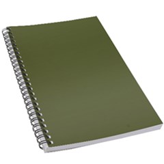 Army Green Color Ombre 5 5  X 8 5  Notebook by SpinnyChairDesigns