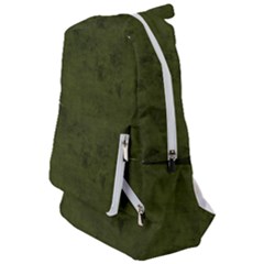 Army Green Color Grunge Travelers  Backpack by SpinnyChairDesigns