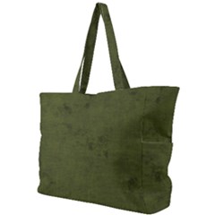 Army Green Color Grunge Simple Shoulder Bag by SpinnyChairDesigns