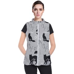 Grey Cats Design  Women s Puffer Vest