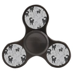 Grey Black Cats Design Finger Spinner by Abe731