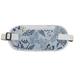 Nature Blue Pattern Rounded Waist Pouch by Abe731