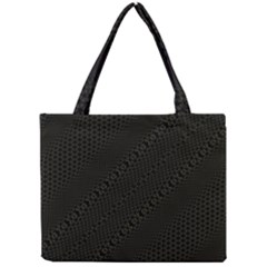 Army Green and Black Netting Mini Tote Bag