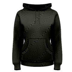 Army Green and Black Netting Women s Pullover Hoodie