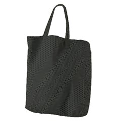 Army Green and Black Netting Giant Grocery Tote