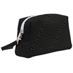 Army Green and Black Netting Wristlet Pouch Bag (Large)