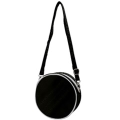 Army Green and Black Netting Crossbody Circle Bag