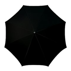 True Black Solid Color Golf Umbrellas