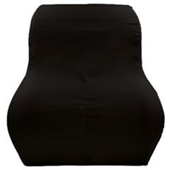 True Black Solid Color Car Seat Back Cushion 