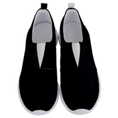 True Black Solid Color No Lace Lightweight Shoes