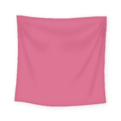 True Blush Pink Color Square Tapestry (small) by SpinnyChairDesigns