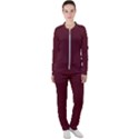 True Burgundy Color Casual Jacket and Pants Set View1