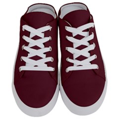 True Burgundy Color Half Slippers