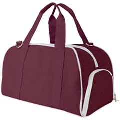 True Burgundy Color Burner Gym Duffel Bag by SpinnyChairDesigns