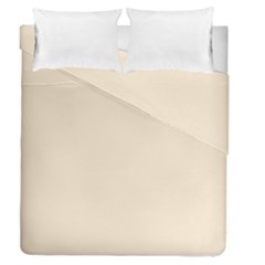 True Champagne Color Duvet Cover Double Side (queen Size) by SpinnyChairDesigns