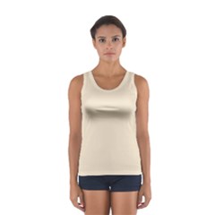 True Champagne Color Sport Tank Top  by SpinnyChairDesigns